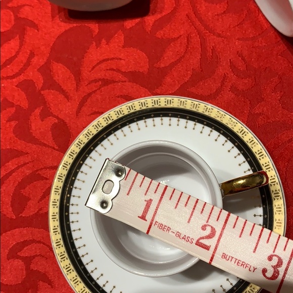 Set of 5 porcelain coffee cup and saucers - Picture 6 of 8